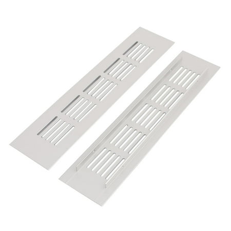 Wardrobe Cabinet Aluminum Alloy Air Vent Ventilation Grille 225mmx50mmx9mm 2pcs - Walmart.com