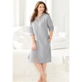 thumbnail image 5 of Dreams & Co. Plus Size Short Hooded Sweatshirt Robe, 5 of 6