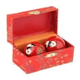 thumbnail image 4 of 2 Piezas de Pelotas de Ejercicio Shamjiam Chinas con Caja de Almacenamiento, 4 of 8