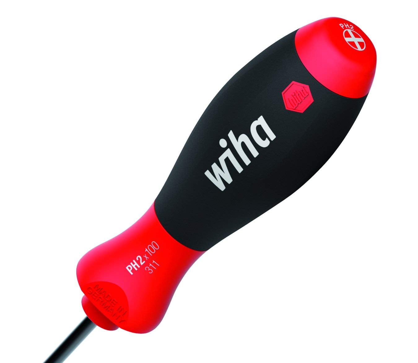 Wiha 30291 6 Piece SoftFinish Slotted, Phillips and Square Screwdriver Set