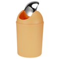 thumbnail image 1 of 12.2x7.5in Garbage Can, Removable Garbage Bin, Desktop Bedroom Office For Living Room Orange, 1 of 8