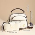 thumbnail image 4 of ibiyuan Cute Tote Bags For Women Classic Multi Compartment Shoulder Crossbody Bag for Women, Adjustable Wide Strap Hands-Free Daily Carryall Birthday Gift For Women, 4 of 9
