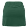 thumbnail image 4 of Iugvhana Womens Skorts with Pockets Lightweight Tummy Control Plus Size Skorts for Women High Waist Solid Color Athletic Sports Skirt Shorts Green#04 XXL, 4 of 5