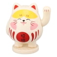 thumbnail image 2 of Fortune Cat Figure,Waving Lucky Cat Solar Wealth Welcoming Cat Cute Lucky Cat Future-Proof Design, 2 of 8