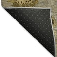 thumbnail image 5 of Addison Rugs Chantille Indoor/Outdoor Transitional Damask Khaki Machine Washable Rectangle Rug, 8' x 10', 5 of 8
