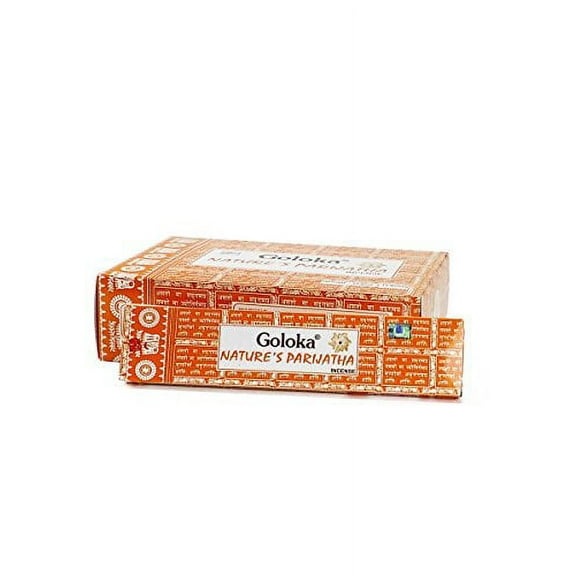 Original Goloka Natures Parijatha Incense Box of 12 Packs
