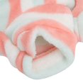 thumbnail image 3 of Polar Coral claro rojo raya verde Otoño Invierno cuatro pies sudaderas con capucha para mascotas ropa pijamas cálidos ropa para perros gatos, 3 of 8