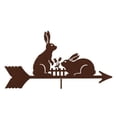 thumbnail image 7 of EZ Vane Rabbits & Fence Weathervane — Roof Mount, Wind Cups, Antique Copper Finish, Steel with Durable Triple Powder Coating, Handcrafted in USA, 7 of 7