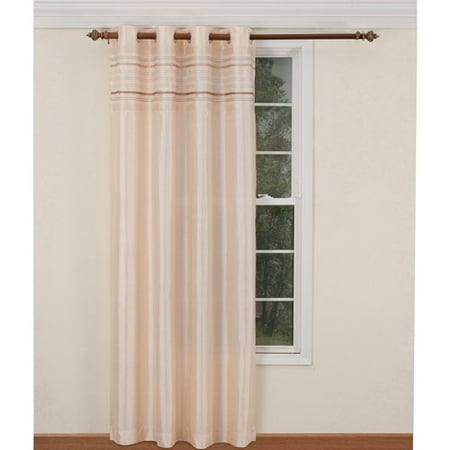 Belle Maison Fiesta Lurex Striped Curtain Panel
