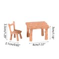 thumbnail image 3 of Mini Resin Decoration Mini Table And Chair Decoration Scene Mini Decoration Ornaments, 3 of 8