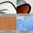 thumbnail image 2 of 2-Piece Kitchen Mat Set Non Slip Washable Floor Mats Decorative Rugs for Kitchen Sink Laundry Watercolor Sea Turtle, 2 of 7