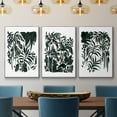 thumbnail image 2 of Ink Jungle I - Framed Premium Gallery Wrapped Canvas L Frame 3 Piece Set - Ready to Hang, 2 of 9