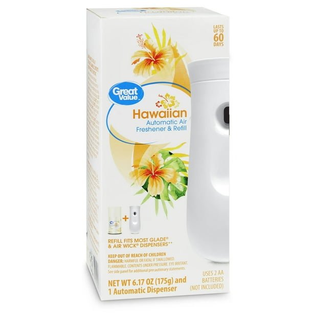 Great Value Automatic Air Freshener Spary Kit w/1 Refill Included