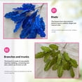 thumbnail image 5 of Artificial Flower Realistic Looking Clear Veins Vibrant Color Fine Texture Non-fading Easy Maintenance Natural Look Simulation Flower Party Ornament Party Supplies-Light Blue, 5 of 6
