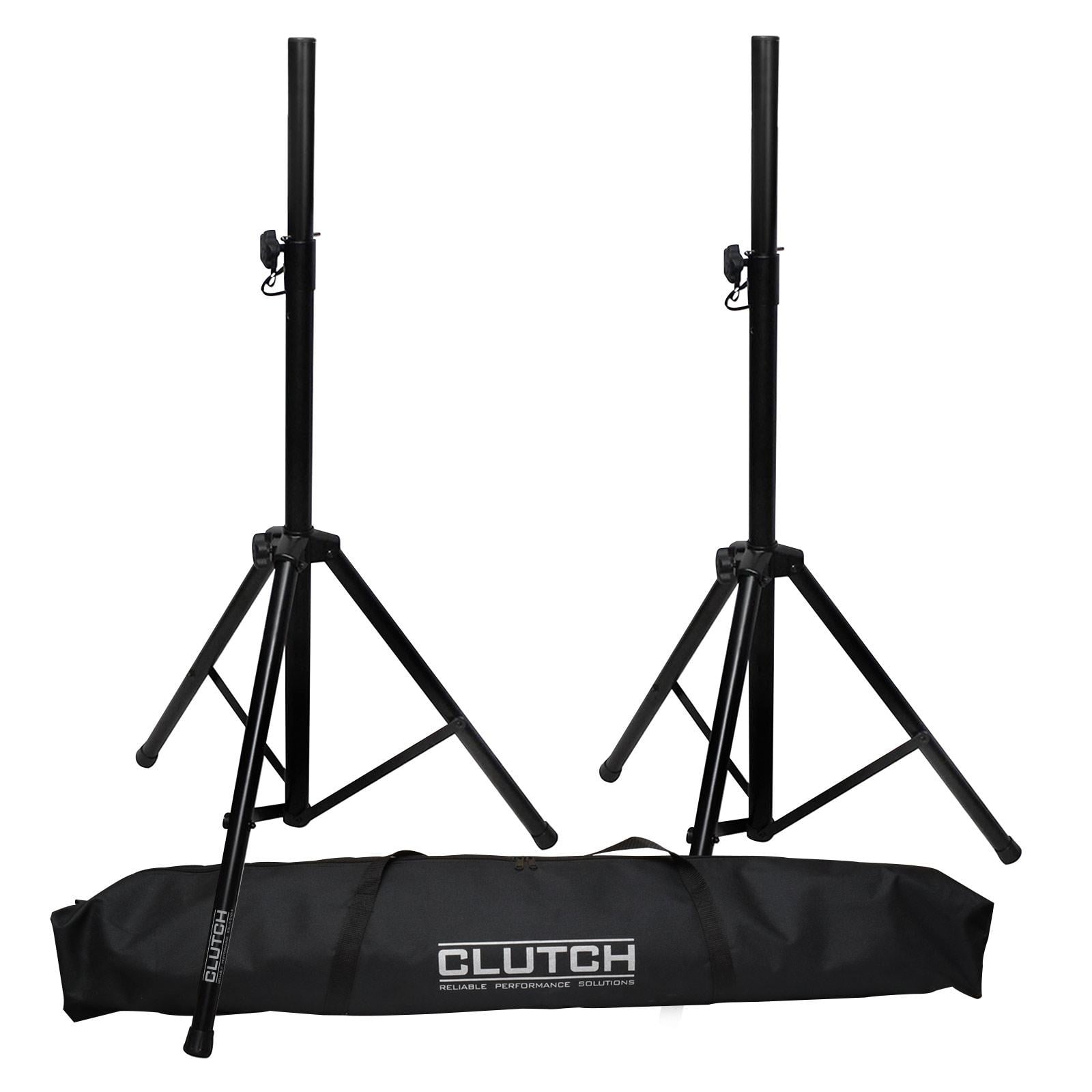 Clutch CLSTPACK Heavy Duty Professional Tripod Speaker Stand Set with