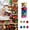 Multicolor B, variant on WZXPWT 24Pcs Shatterproof Multicolor Christmas Ball Ornaments for Holiday Party Decoration