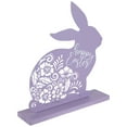 thumbnail image 4 of Northlight Happy Easter Floral Cut-Out Bunny Decoration - 13", 4 of 8