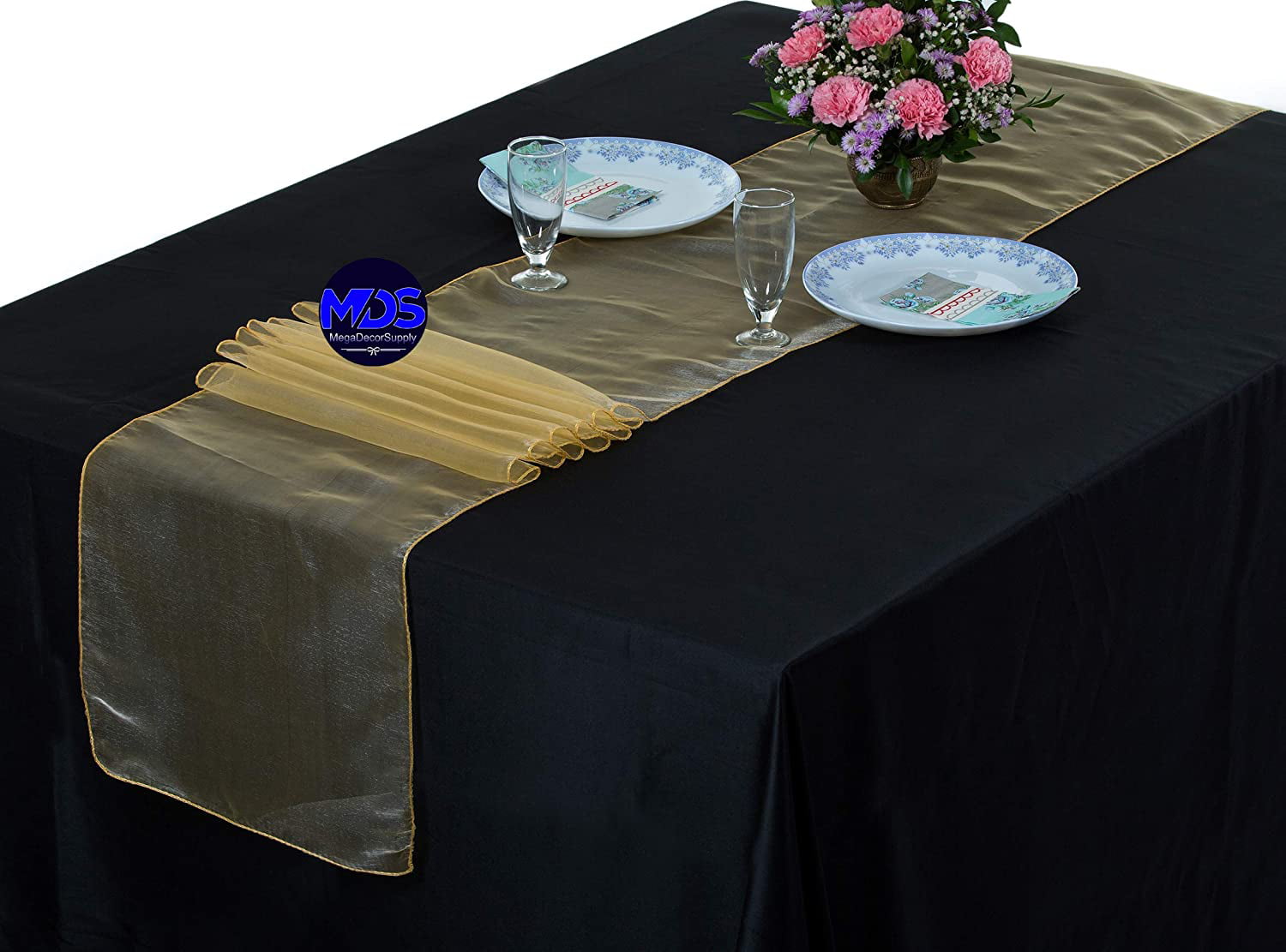 Sheer Organza Table Runners Bows Wedding Party Banquet Decorations 12" x 108" 