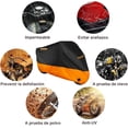 thumbnail image 2 of Funda para Moto Tela Oxford 190T Impermeable con Protección Solar y Tiras Reflectantes, 2 of 9