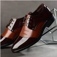 thumbnail image 5 of Zapatos de negocios para hombre, zapatos negros con cordones, zapatos de vestir casuales, zapatos puntiagudos para hombre, 5 of 5