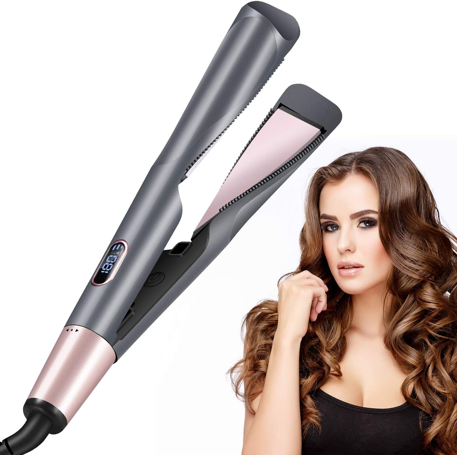 how to use a twist styling iron