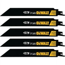 DEWALT 5-Pack 8 2X Reciprocating Saw Blades