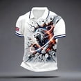 thumbnail image 2 of 2026 Soccer Cup Jersey for Men, Polo Collar Short Sleeve England St George Cross Flag Graphic Top - Breathable Fan Shirt for Match Day & Casual Wear Dark Blue XXXXL, 2 of 4