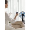 thumbnail image 3 of Rowenta , Ventilateur de Bureau, Ventilateur de Table Turbo Silence avec Télécommande, 18 Pouces, Ventilateur Ultra Silencieux pour Chambre, Oscillant, Portable, 5 Vitesses, Noir, Intérieur, VU2660, 3 of 5