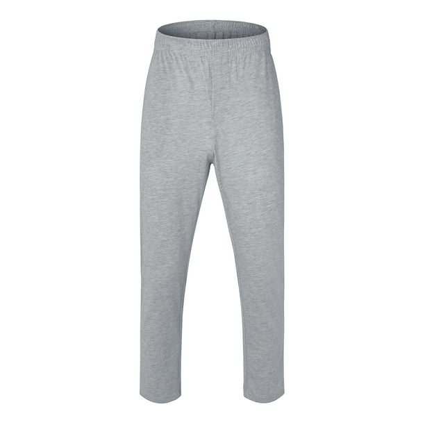 SAYFUT SAYFUT Mens Sleep Pant Sleeping Lounge Pants Solid Cotton Knit