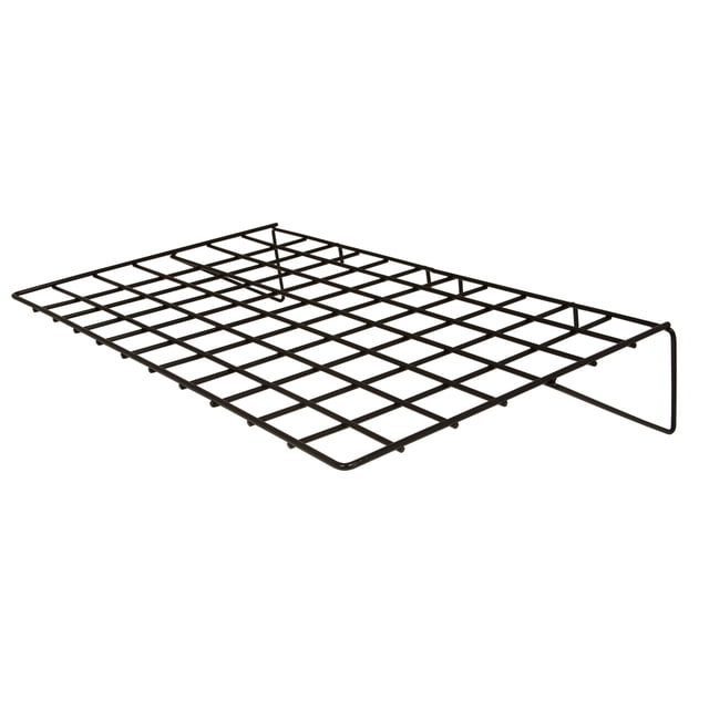 Estante recto de 14 "D x 23-1 / 2" L - Color negro, Tamaño del paquete - 6 Econoco BLK/2314