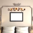 thumbnail image 5 of norband Metal Flower Wall Decor Vintage Spring Metal Flower Wrought Iron Scroll Sculpture 15.7''x3.7'' Farmhouse Leaf Wall Decor with Nails for Summer Bedroom Kitchen Indoor Outdoor(Yellow), 5 of 12
