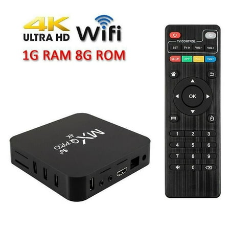 5G MXQ PRO 4K TV BOX Android 10.1 Quad Core Smart Media Player 1GB+8GB,,english regulations