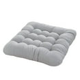 thumbnail image 1 of Ramiter Solid Color Soft Chair Cushion 40*40cm Polyester Fiber (polyester) Chair Cushion Solid Wood Chair Cushion Simple Family Dining Chair Cushion Large Couch Pillows, 1 of 5