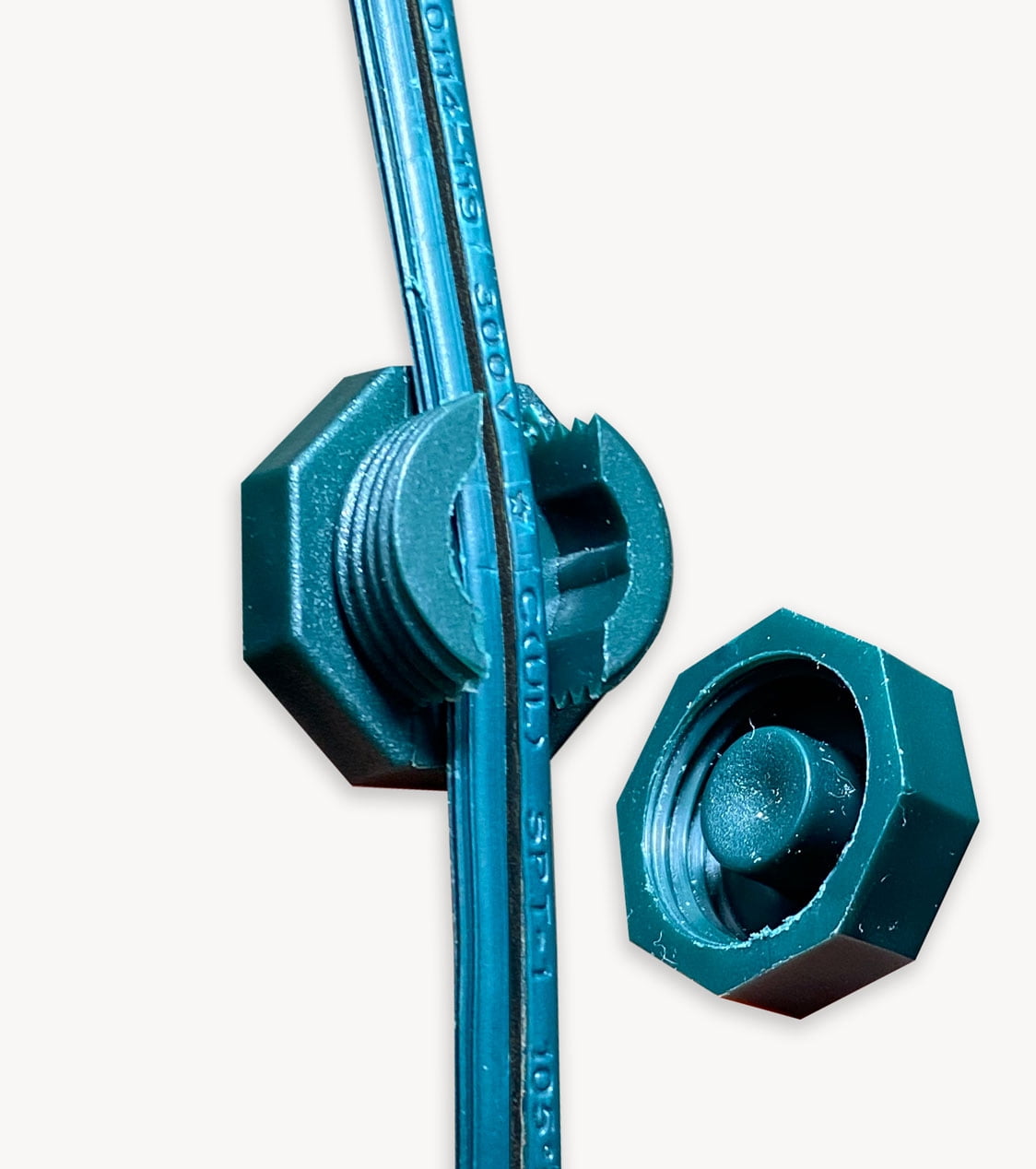 Magnetic Wire Clamps - 20 Pcs, Green (Color)
