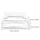 thumbnail image 4 of Wall-Mounted Hidden Tissue Box Rectangular Shape Tissue Dispenser 25.3X13.8X5.5Cm Ideal For Bathroom 1 Set, 4 of 4