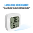 thumbnail image 2 of TFixol Compact White Digital Thermo-Hygrometer with Magnet, High Precision Temperature & Humidity Monitor, CR2032 Battery Included, Fahrenheit Scale, 2 of 6