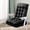 Black, variant on KQJQS 17.7×33.4Inch Seat Cushions for Chairs, Waterproof and Fade-Resistant Chair Cushions with Ties, Soft and Comfortable Chair Cushion Chair Pads for Indoor & Outdoor