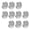 10 pieces, variant on CR2450 3V Button Batteries 10/5-Unit Metal Construction Lithium Coin Battery for Car Electronic Accessories