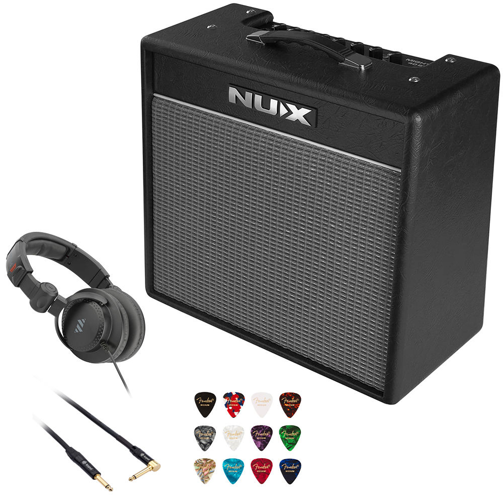 Nux Mighty 40 BT 40-Watt 10-Inch Bluetooth Guitar Amplifier - 通販