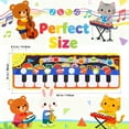 thumbnail image 2 of Syenll Musical Piano Mat, 19 Keys Piano Keyboard Floor Mat, Kids Touch Playmat Educational Toys for 1 2 3 4 5 Year Old Boys Girls, 2 of 8