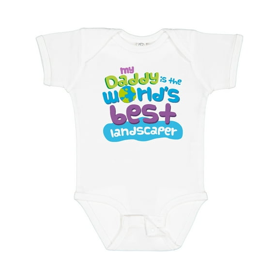Inktastic Landscaper Daddy Boys or Girls Baby Bodysuit