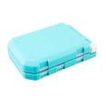 thumbnail image 4 of Caja de aparejos de pesca, compartimentos, estuche rígido compacto, doble capa, para pesca Pequeño, 4 of 8