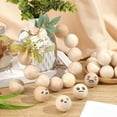 thumbnail image 3 of 30pcs 40mm Wooden Round Ball Unfinished Natural Wood Beads No Hole Wooden Loose Beads Balls Spheres, 3 of 7