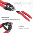 thumbnail image 4 of Protable Stainless Steel Precision Wire Rope Bicycle Cutter For Cable Cutter Balustrade Balustrade DIY Decking Clothes Line Winches，Red, One Piece, 4 of 5