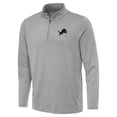 thumbnail image 2 of Men's Antigua  Gray Detroit Lions Reprocess Quarter-Zip Top, 2 of 4
