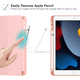 thumbnail image 3 of Protectores para iPad de 9. / 8. / 7. generación con teclas DREI, ultradünn, con filtro rígido, función automática de reposo/activación, Protectores para iPad de 10,2 pulgadas 2021/2020/2019, gris, 3 of 6