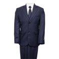 thumbnail image 1 of 2 Button Front Closure Interior Pick Stitching Boys Suits  Navy - 5, 1 of 1