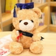 thumbnail image 2 of PENGXIANG Teddy Bear In Cap 2022 Gift Graduation Ceremony Bear Graduate Doctor Bear With Cap Diploma Grad Sash Graduation Congratulations Teddy Bear Preschool Stuffed Animals & Toys Kinde, 2 of 4