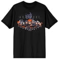 thumbnail image 6 of Naruto Shippuden Chibi Akatsuki Group Crew Neck Short Sleeve Men's Black T-shirt-Large, 6 of 7