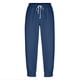 thumbnail image 2 of Pantalones largos de moda para hombre, casuales, de color puro, para exteriores, con cremallera y bolsillo, pantalones deportivos para hombre, 2 of 4